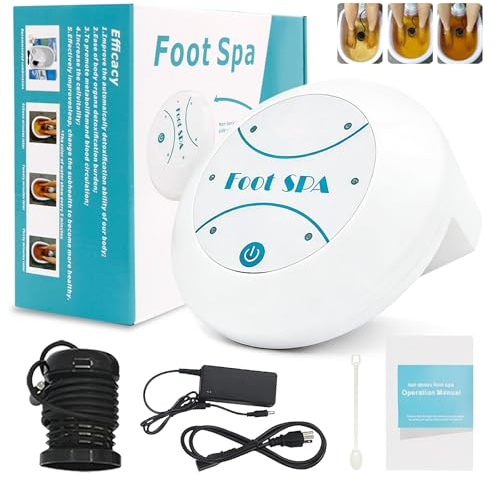 Ioniskt Fotbad, Elektrolysfotbad Detox, Bärbart Detox Fotbad System, Kompakt Ionic Foot Spa Enhet (utan Bassäng)