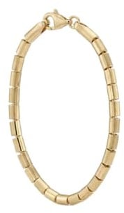 Suzan Gold® 375 Echtgold Armband Damen mit Röhren Design filigran elegant minimalistisch Geschenkidee CylindraLoop