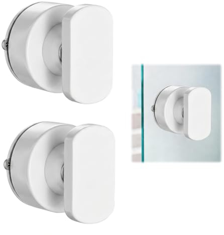 2 Pcs Potente Mango de Ventosa Tirador Ventosa PVC ABS sin Taladrar