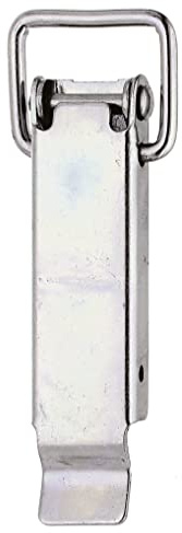 Alberts 851095 Kistenverschluss | ohne Schließhaken | galvanisch verzinkt, dickschichtpassiviert | 93 x 24 mm | 25er Set