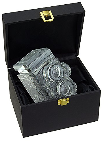 Fotodiox Crystal TLR Camera Display Model - Real Life Full-Size Replica of Rolleiflex 2.8 camera with Zeiss Planar 80mm lens