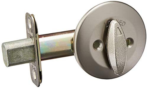 Kwikset 663 15 CP RCL RCS Single-Sided Deadbolt in Satin Nickel