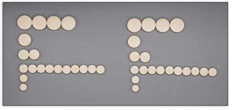 38 Soundman® Polster für Klarinette (2 Sets à 19 Polster) Fishhaut Werkstatt Ersatz Pads - 38 Klarinettenpolster