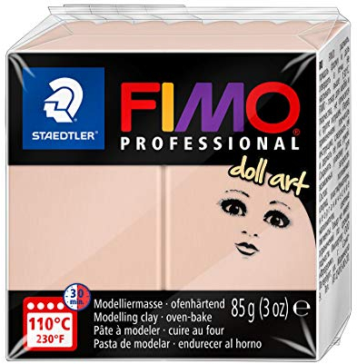 STAEDTLER 8027-432 - Fimo Professional Doll Art Normalblock, 85 g, rose