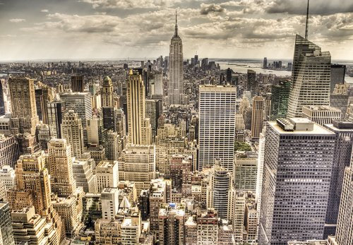 Wand Wandbild New York City Skyline Tapete Schlaflose Stadtbild 101,6 von 185,9 cm