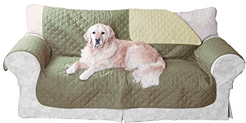 Protector reversible para muebles, sillas, sofás, resistente al agua, poliéster, Verde, 3