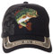 Baseballkappe mit Aufschrift Kiss My Bass, lustiges Geschenk zum Angeln, bestickt, Schwarz, 0
