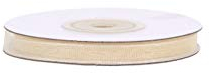 Organzaband 6mm x 25m Champagner
