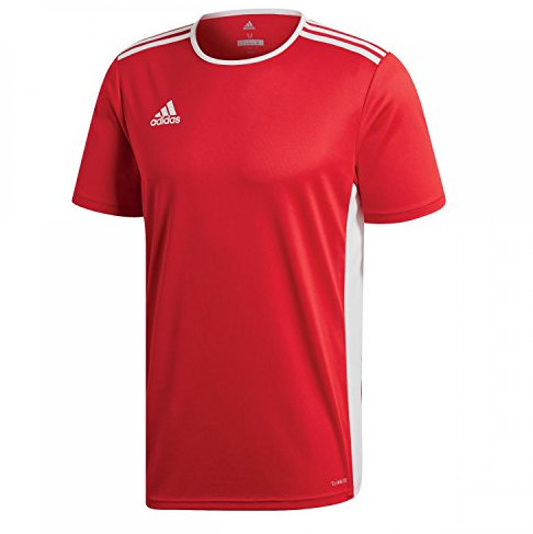 Adidas ENTRADA 18 JSY T- Kinder T-Shirt,rot (power red/White), 128 cm