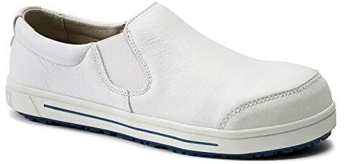Birkenstock 101122740 Chaussures de sécurité professionnelle QS 400 Naturel Cuir Blanc Taille 40