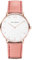PAUL HEWITT Armbanduhr Damen Sailor Line White Sand - Damen Uhr (Rosegold), Damenuhr mit Lederarmband in Aurora, weißes Ziffernblatt