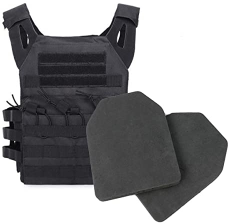 CS&BEAUTY Tactical Vest Multifunctional Outdoor Airsoft Tactical Vest Ultra-light Breathable Vest for Special Mission Combat Training Field Operations and Military Fans tactical vest (Black)