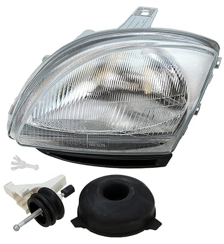 BESTPRICE 1x Hauptscheinwerfer vorne links H4 Frontscheinwerfer, Kompatibel mit FIAT SEICENTO / 600 (187_)