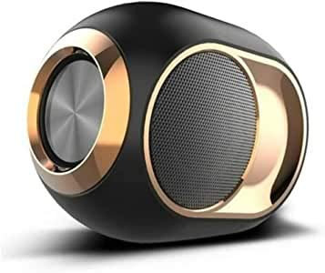 ALGG High-End Wireless Speaker - 108 DB Stereo Bluetooth Speaker Player, Golden egg Wireless Bluetooth Speakers Super Strong Subwoofer Portable