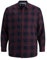 JACK & JONES JJEGINGHAM Twill Shirt L/S Noos Chemise, Rouge (Port Royale/Slim Fit), XL Hommes