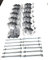 POSTFIX Metal Brackets to fit 4 x 4 SLOTTED CONCRETE FENCE POSTS - Packs of 4, 8 and 12. (Pack of 12)