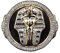 WEITING Vintage Punk Ägypten Tutanchamun Ring Hiphop Männer Antike Pharao Bling Zirkonia Ringe Retro Ethnisch Ägyptische Biker Schmuck 10, Goldfarbe