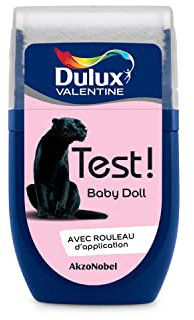 Dulux Valentine Peinture Testeur Crème de Couleur - Murs et Boiseries - Mat - Couleur Baby Doll ® 30 ml