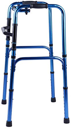 Gehhilfe, klappbarer Gehhilfe ohne Räder für Senioren | Leichter Gehrahmen für bariatrische Erwachsene | Mobilitätshilfe mit Griffen für Handicap – höhenverstellbar für kleine, durchschnittliche und