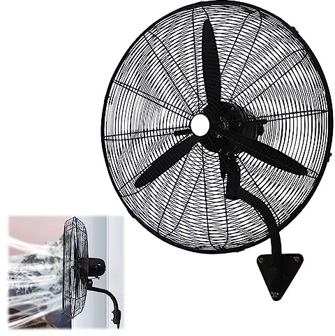 Ventilatore Da Parete Ad Alta Velocità, Industriale Ventilatore Oscillante A Parete, Oscillante A 120°,3 Velocità, Motore Potente E Silenzioso, Per Famiglia/Ristorante/Bar/Garage ( Size : 78cm/30in )