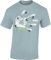 (A) Kletter T-Shirt : Bouldern Adrenalin - Klettern Outdoor Ausrüstung Zubehör Geschenk (Ice Blue XXL)