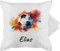 Kissenbezug - Fußball Geschenk Fußballer I Geschenkidee Fußballfan I Fußballerin Geschenk - 50 x 50 cm - Weiß - sitzkissen Kinder Fussball fussballkissen Geschenke+für+fußballfans Ball