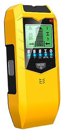 lehua 5 in 1 Metal Detector Smart Stud Sensor Electric Multi-Function Stud Detector with LCD Display for Wood AC Wire Pipe Metal Studs