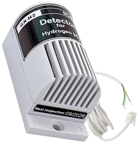 Schabus GX-H2 Externer Wasserstoff-Gassensor | H₂ Detektor für GX-A1 / GX-HS Warnsysteme | MOS-Sensor, 2,5 m Kabel, Auslöseschwelle 0,4% (10% UEG)