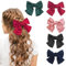 ZOCONE 5 Pinzas para el Pelo con Lazo Grandes para Mujer Lazos Pelo Niña Tela Lazos para el Pelo Francesa Elegante Pasadores Pelo Lazo Multicolor Horquilla con Lazo Accesorios Pelo para Mujer Niña