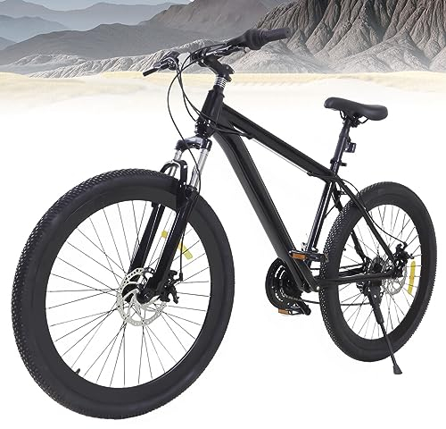 NadineDutol 26 Zoll MTB Mountain Bike,21 Gang Erwachsene Fahrräder Aluminium Mountainbike für Erwachsene,Mountainbikes Schwarz