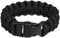 Paracord Survival Armband olive, schwarz, khaki coyote tan, je nach Auswahl Outdoor ca 2,20cm breit, 18cm, 20,5cm bzw 23 cm lang, Notfallseil Cord (20,5cm schwarz)