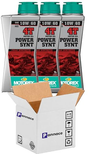 Kit de mantenimiento de aceite motor compatible Power Synth 4T 10W60 Jaso MA 2 (3 litros)