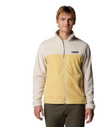 Columbia Steens Mountain Full Zip 2.0, Giacca in pile Uomo, Dark Stone/Sand Dune, XXL