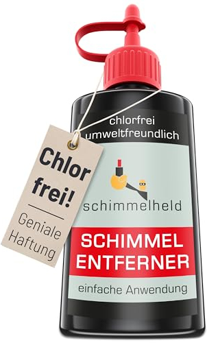 Schimmelentferner wand mit Aktivsauerstoff->Sofortwirkung! Gel für lange Einwirkungszeit, Schimmelentferner Bad chlorfrei -> umweltfreundlich, schimmelentferner chlorfrei (single, 50, milliliter)