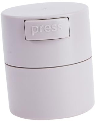 CRILSTYLEO Eyelash Glue Storage Case 3pc Lashes Glue Container Press Type Design Sturdy Material Grey