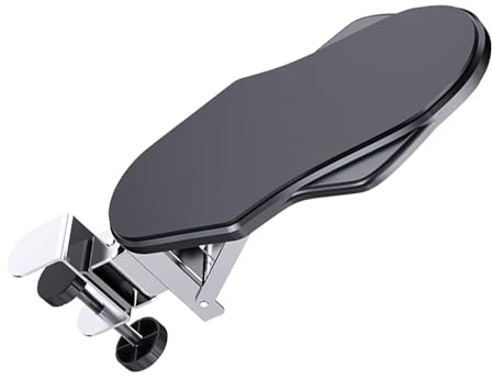docooler Arm Rest for Desk 180° Rotating Armrest Support Foldable Arm Wrist Rest Shelf Ergonomics Computer Desk Extender Tray for Home and Office