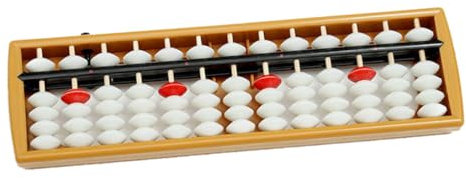 Ligeinsrk Abacus Chinois Vintage 13 Chiffres Abacus Math Calcul Tool pour Les Enfants Calcul de l'éducation