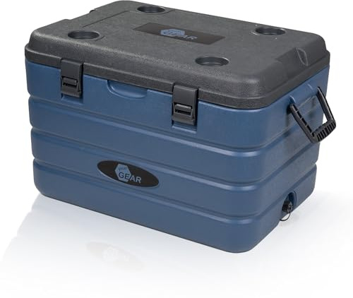 your GEAR Coolah Kühlbox - 4 Größen - 10, 30, 40, 60 Liter - passiver Kühlbehälter, 47 Std. Kühlleistung, Kühltasche, Eisbox, Isolierbox warm & kalt, Camping Picknick, Festival (60 Liter)