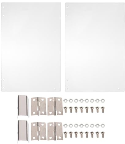 FRCOLOR Protective Door Panel for Popcorn Machine 2Pcs Replacement Parts PVC Material Suitable for Commercial Popcorn Makers and Food Stalls