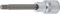 BGS 4361 - Douille à embouts - longueur 100 mm - 12,5 mm (1/2) - denture multiple intérieure (pour XZN) M8