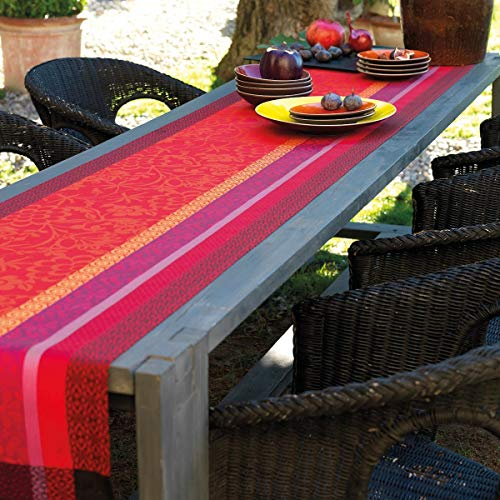 Le Jacquard Français 17710 Tischläufer Provence Gariguette 55 x 150 cm
