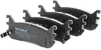 RIDEX 402B0405 Bremsbelagsatz Bremsbeläge Hinten Kompatibel mit MAZDA MX-5 II NB