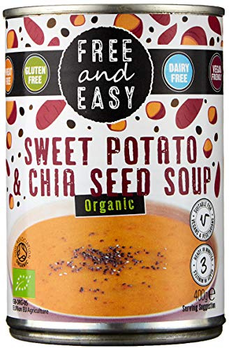 Free and Easy Organic Sweet Potato and Chia Seed Soup, 400 g