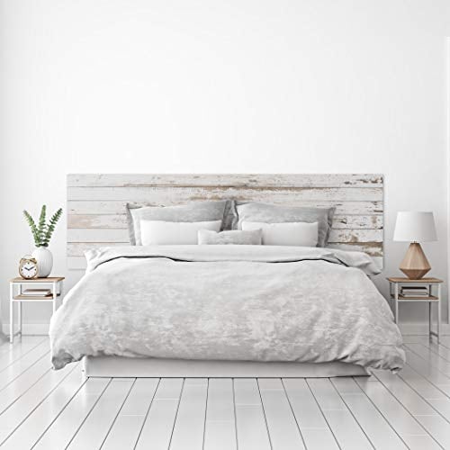 MEGADECOR DECORATE YOUR HOME Bett-Kopfteil, PVC, dekorativ, Vintageholz-Textur, preiswert, Verschiedene Größen (200 x 60)