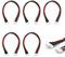 elechawk JST-XH 4S Ausgleichsstecker-Verlängerungskabel 200 mm 5 Stück zum Aufladen des LiPo-Akkuausgleichs 22 AWG Silikon