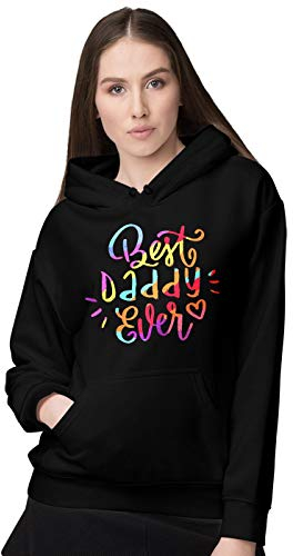 BLAK TEE Damen Daughter Crayon Slogan Best Daddy Ever Kapuzenpullover XXL