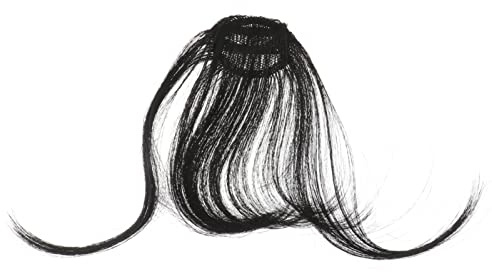 Minkissy Pony-Haarteil zum Anklipsen, für Mädchen und Damen, Schwarz