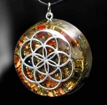 Panotophia Orgonit Amulett Selfhealing Platin Clear-Edition I 100% echtes Orgonit Amulett I Schutz unterwegs gegen EMF, 5G, Haarp, Funkstrahlung I echte Orgonenergie für mehr Harmonie I Gesundheit