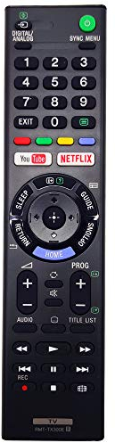 Leankle Fernbedienung RMT-TX300E für Sony Fernseher KDL-43WF663/ 43WF665/ 43WG663/ 43WG665/ 49WE660/ 49WE663/ 49WE665/ 49WE750/ 49WE753/ 49WE754/ 49WE755/ 50WF660/ 50WF663/ 50WF665/ 50WG663/ 50WG665