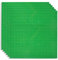 Lekebaby Pack de 6 Bases para Construir Compatible con Las Principales Marcas, 25 x 25 cm, Placa Base Que Puede Contener 32 * 32 Bloques （1000 Piezas）, Verde